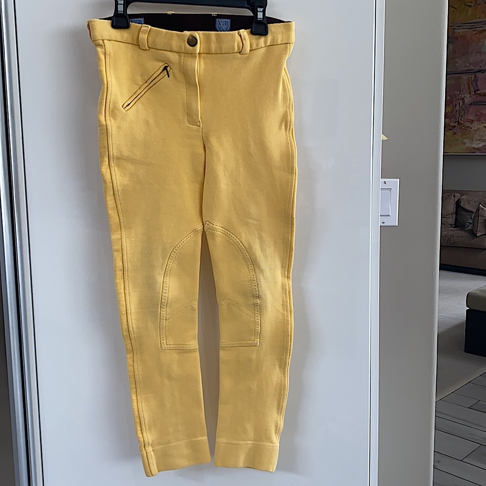 Sherwood Forest Yellow Jodhpurs Sz 12